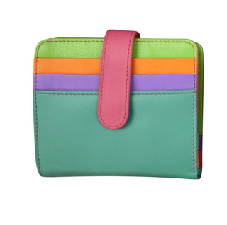 Palm Beach Leather Bi-Fold Wallet, Colorful Leather Wallet