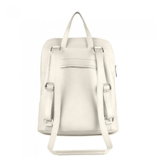 Rectangular shaped Small Italian Leather Backpack