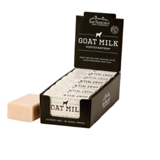 Goat's Milk Sandalwood Musk Soap Bar, Made in Massachusetts