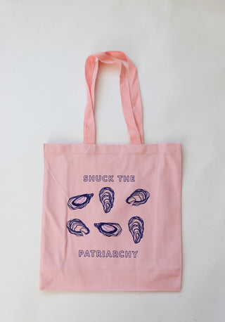 Oyster Tote Bag - Shuck the Patriarchy