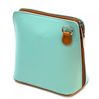 Mini Structured Italian Leather Crossbody Bag