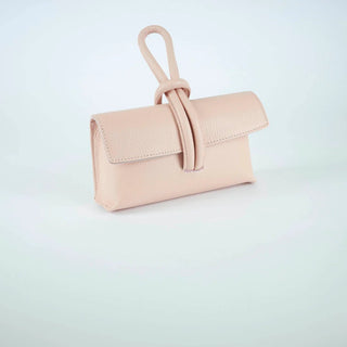 Periwinkle Modern Leather Clutch & Crossbody