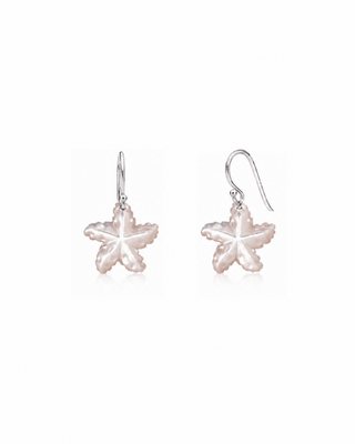Starfish Mother of Pearl Drop Earrings