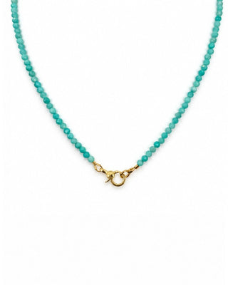 Amazonite Charm Holder Necklace
