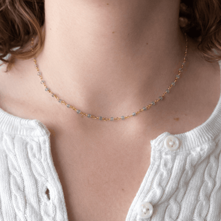 apatite gemstone necklace