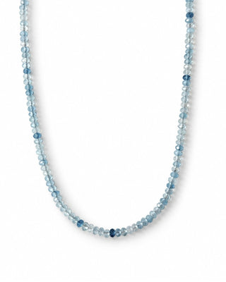 Aquamarine Mini Charm Holder Necklaces
