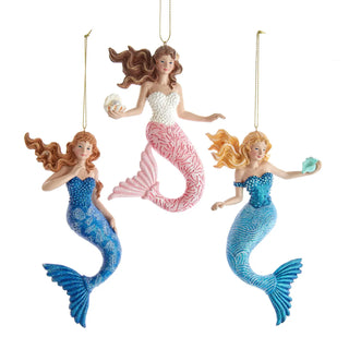 Mermaid Ocean Tale Patterned Ornament
