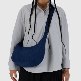 BAGGU | Medium Nylon Crescent Crossbody Bag