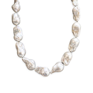Baroque Pearl Statement Strand Necklace