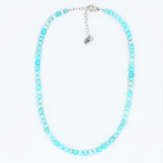 Blue Peruvian Opal Gemstone Necklace