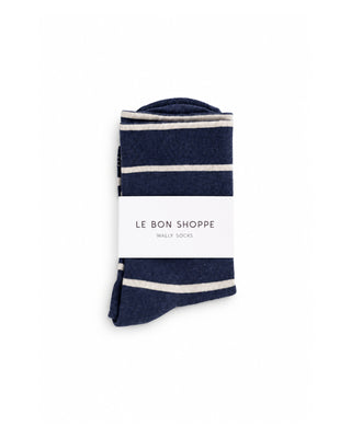 Striped Simple Cotton Ankle Sock
