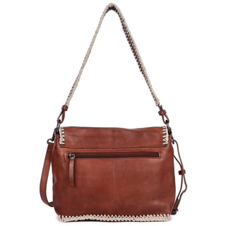 Brown Handcrafted Leather Shoulder Bag & Crossbody