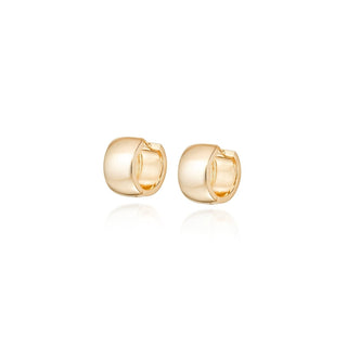 Chunky Huggie Hoop Earrings