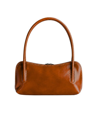 Italian Leather Baguette Bag