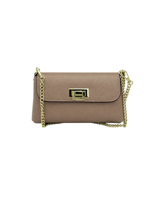 Italian Leather Messenger Clutch & Crossbody Bag