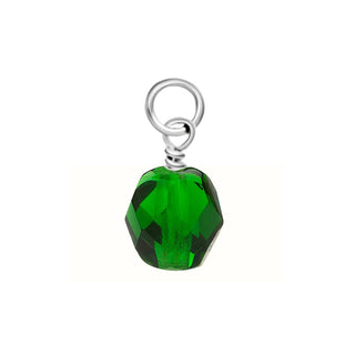 Emerald Green Crystal Charm