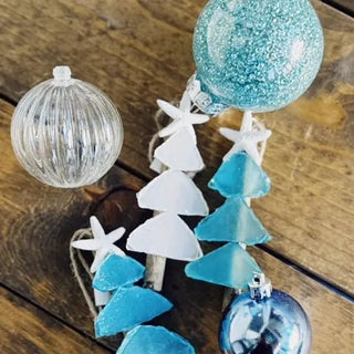 Mini Tree Seaglass Ornament