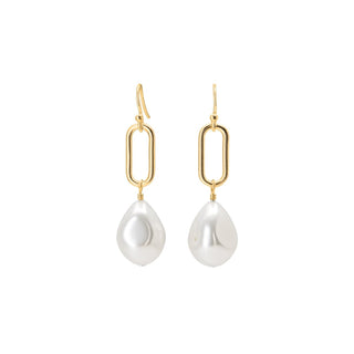 Chunky Pearl Drop Earrings