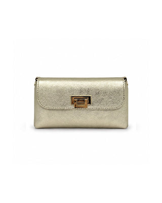 Italian Leather Messenger Clutch & Crossbody Bag