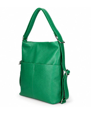 Italian Leather Convertible Tote & Backpack