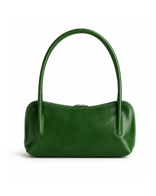 Italian Leather Baguette Bag