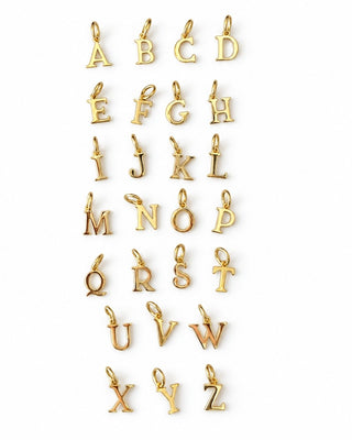 Initial Letter Charms