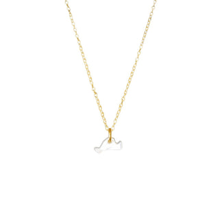Mini Mother of Pearl Martha's Vineyard Pendant Necklace