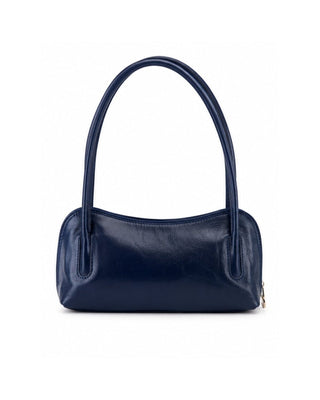 Italian Leather Baguette Bag