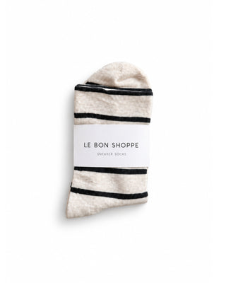 Striped Simple Cotton Ankle Sock