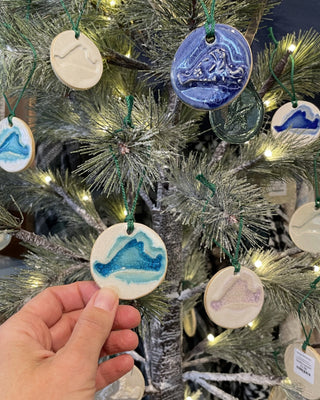 Handmade Martha's Vineyard Pottery Ornament