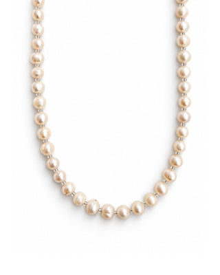 Pearl Charm Holder Necklace