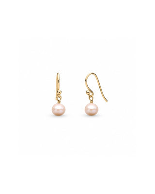 Pink Freshwater Pearl Drop Earrings