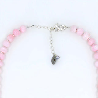 Pink Peruvian Opal Gemstone Necklace