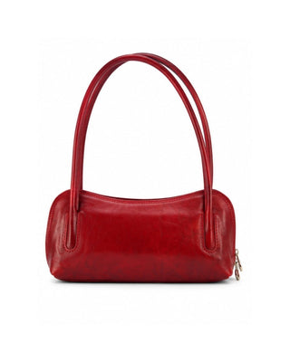Italian Leather Baguette Bag