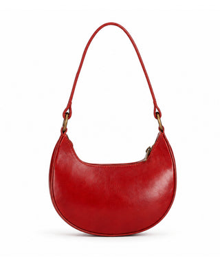 Italian Leather Crescent Bag