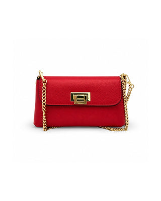 Italian Leather Messenger Clutch & Crossbody Bag