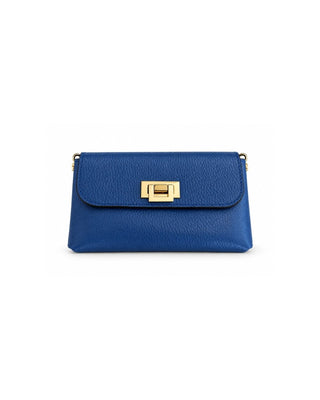 Italian Leather Messenger Clutch & Crossbody Bag