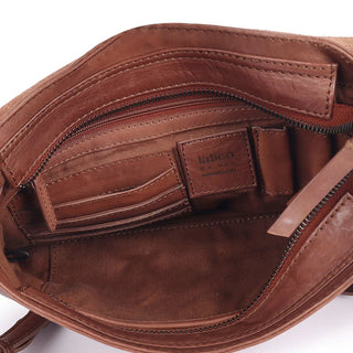 Brown Handcrafted Leather Shoulder Bag & Crossbody