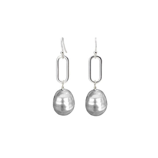 Chunky Pearl Drop Earrings