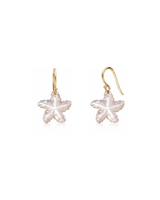 Starfish Mother of Pearl Drop Earrings