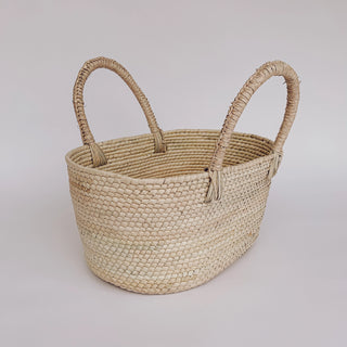 Top Handle Straw Basket