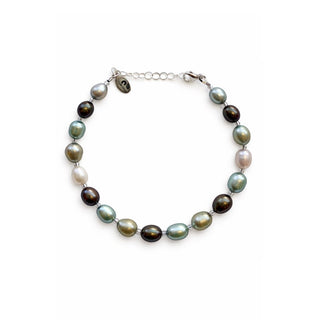 Multicolor Forest Freshwater Pearl  Bracelet