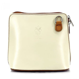 Mini Structured Italian Leather Crossbody Bag
