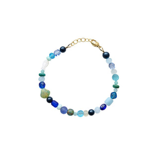Mini True Blue Pearl Medley Bracelet, One-Of-A-Kind