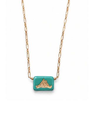 Martha's Vineyard Turquoise Island Pendant Necklace
