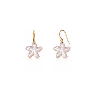 Starfish Mother of Pearl Drop Earrings