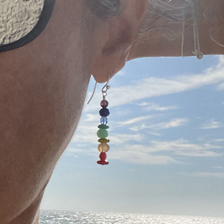 Rainbow Stack Earrings