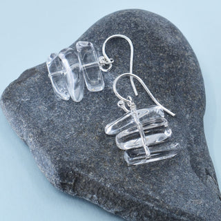 Crystal Quartz Earrings, Limited Edition Crystal Clarity Collection