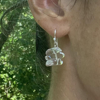 Crystal Quartz Earrings, Limited Edition Crystal Clarity Collection