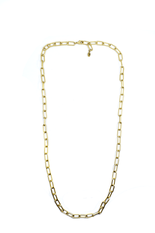 Paperclip Chain, Matte Large Link, 40" Luxe Chain